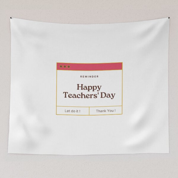 Item preview, Reminder Happy Teachers' Day designed and sold by teacherpeiyuan.
