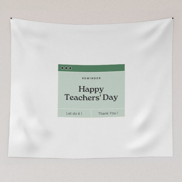 Item preview, Reminder Happy Teachers' Day designed and sold by teacherpeiyuan.