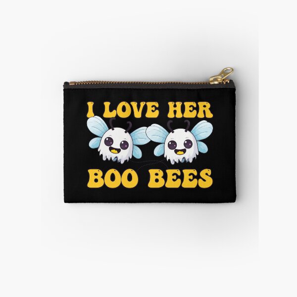 Item preview, Kawaii Halloween Love Bees - I Love Her Boo Bees designed and sold by Ridaelb.