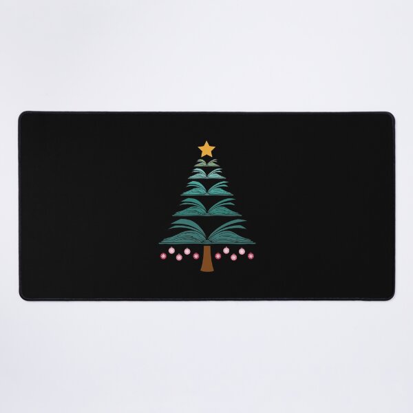 Item preview, Book Christmas Tree Librarian Teacher Book Lover  designed and sold by ArtMeetsPizza.