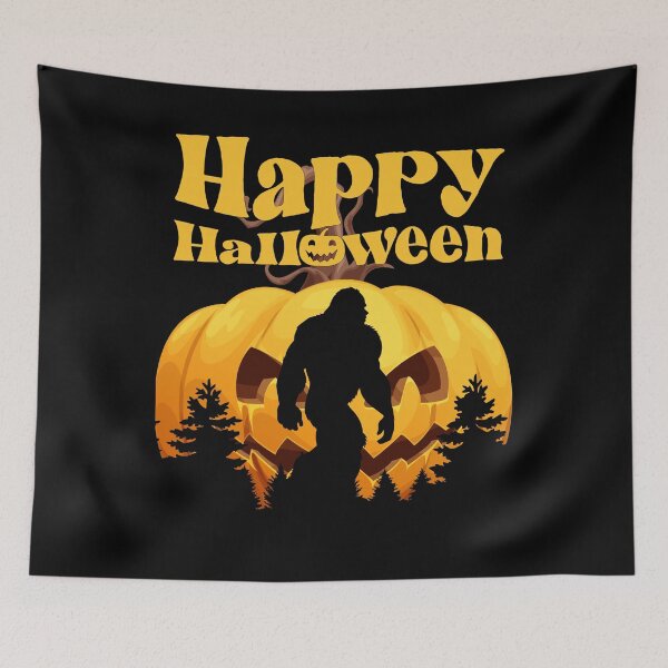 Item preview, Happy Halloween Sasquatch designed and sold by ArtisShops.