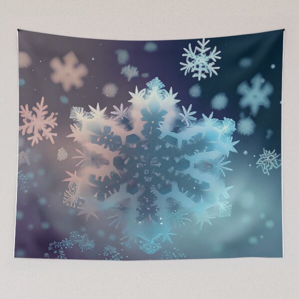 Item preview, Enchanting Winter Wonderland: Delicate Snowflakes designed and sold by The Digital Compass.