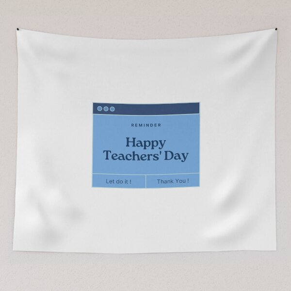 Item preview, Reminder Happy Teachers' Day designed and sold by teacherpeiyuan.