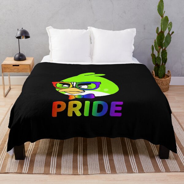 Item preview, Nerdy Bird Pride Black Letters designed and sold by acupandspoonie.
