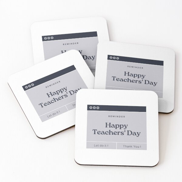Item preview, Reminder Happy Teachers' Day designed and sold by teacherpeiyuan.