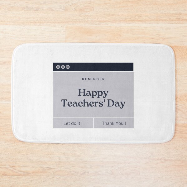 Item preview, Reminder Happy Teachers' Day designed and sold by teacherpeiyuan.