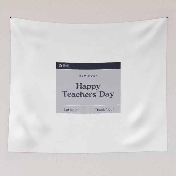 Item preview, Reminder Happy Teachers' Day designed and sold by teacherpeiyuan.