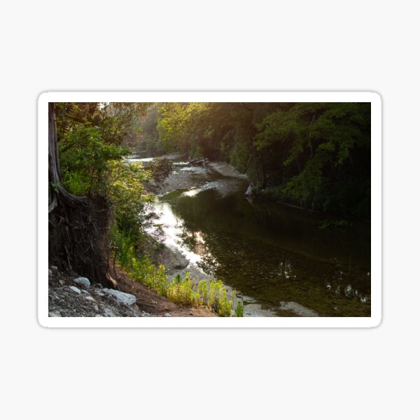 Nice Views of a creek Sticker