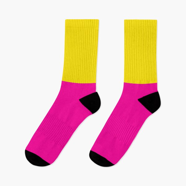 Item preview, Bold Vivid Yellow and Neon Pink Colorblock designed and sold by Deutschic.
