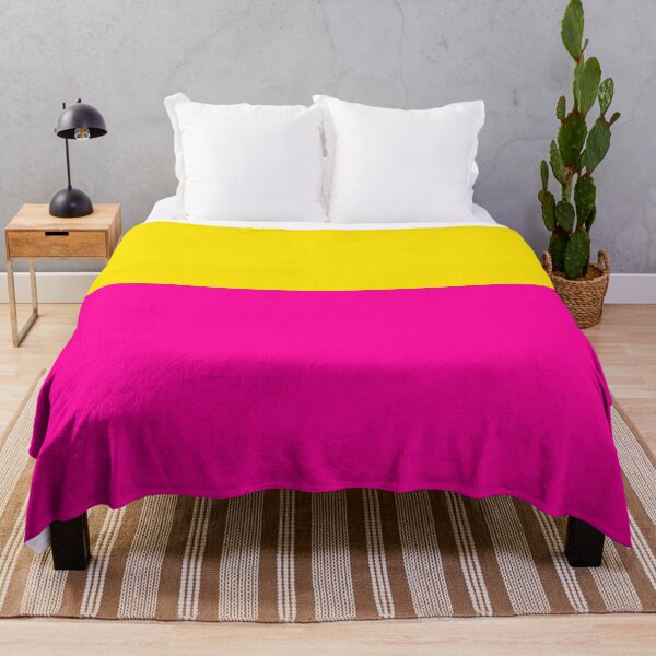 Item preview, Bold Vivid Yellow and Neon Pink Colorblock designed and sold by Deutschic.