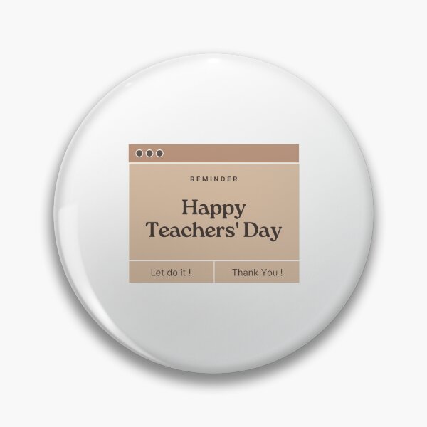 Item preview, Reminder Happy Teachers' Day designed and sold by teacherpeiyuan.