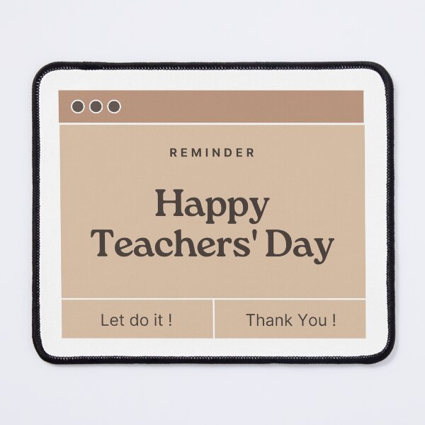 Item preview, Reminder Happy Teachers' Day designed and sold by teacherpeiyuan.