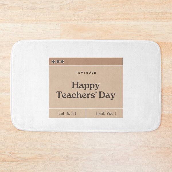 Item preview, Reminder Happy Teachers' Day designed and sold by teacherpeiyuan.