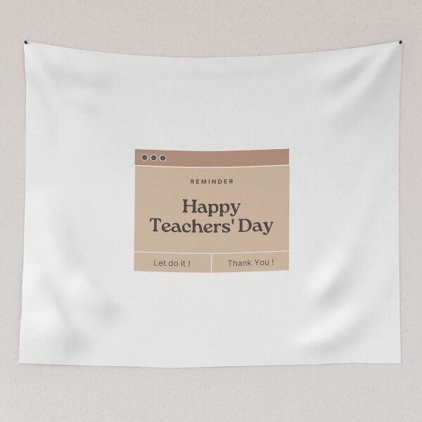 Item preview, Reminder Happy Teachers' Day designed and sold by teacherpeiyuan.