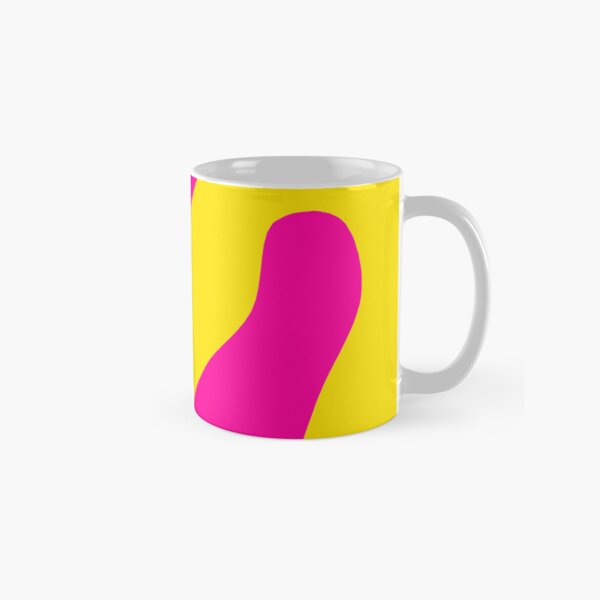 Item preview, Bold Vivid Swirl Pattern in Yellow and Neon Pink designed and sold by Deutschic.