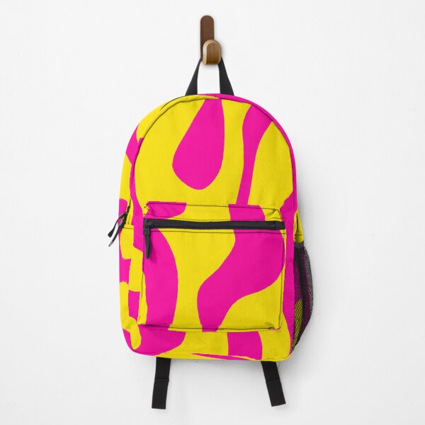 Item preview, Bold Vivid Swirl Pattern in Yellow and Neon Pink designed and sold by Deutschic.