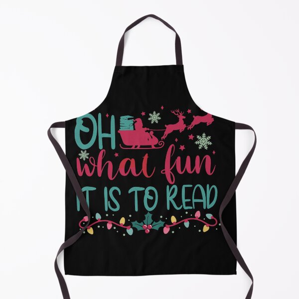 Item preview, Oh What Fun it is to Read Books Christmas Gift Librarian Teacher  designed and sold by ArtMeetsPizza.