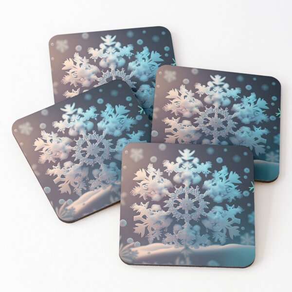 Item preview, Enchanting Winter Wonderland: Delicate Snowflakes 3 designed and sold by The Digital Compass.