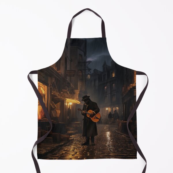 Item preview, Victorian Street Musician At Night Victorian Inspired Art designed and sold by CDC40.