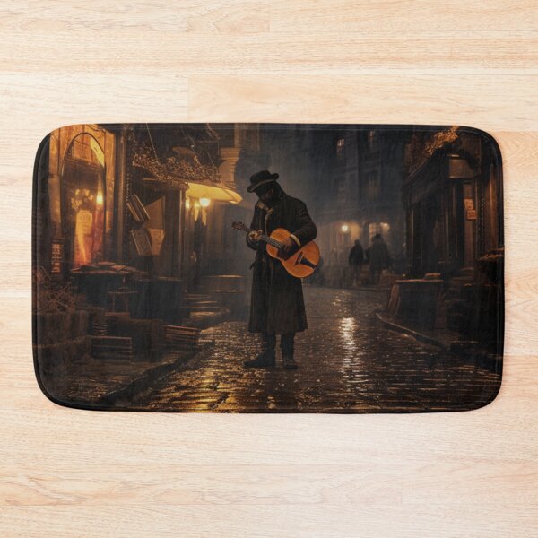 Item preview, Victorian Street Musician At Night Victorian Inspired Art  designed and sold by CDC40.
