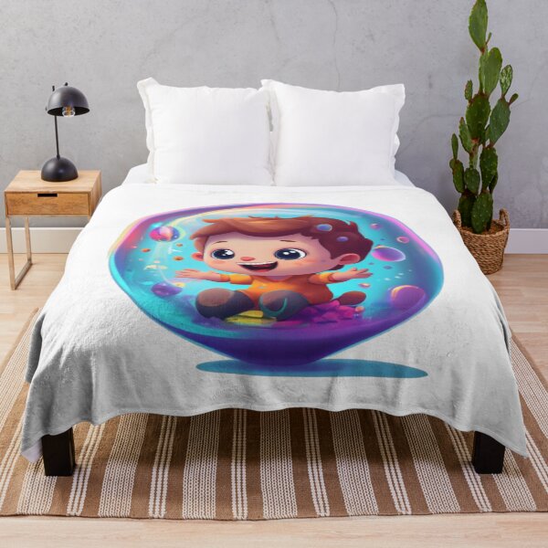 Item preview, Cute Little Boy in the Water Bubble designed and sold by Witty-Whimsy.