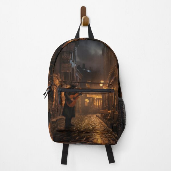 Item preview, Victorian Street Musician At Night Victorian Inspired Art designed and sold by CDC40.