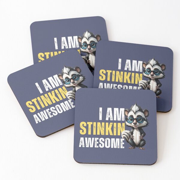 Item preview, I am stinkin awesome (a skunky design) designed and sold by Gilby-Designs.