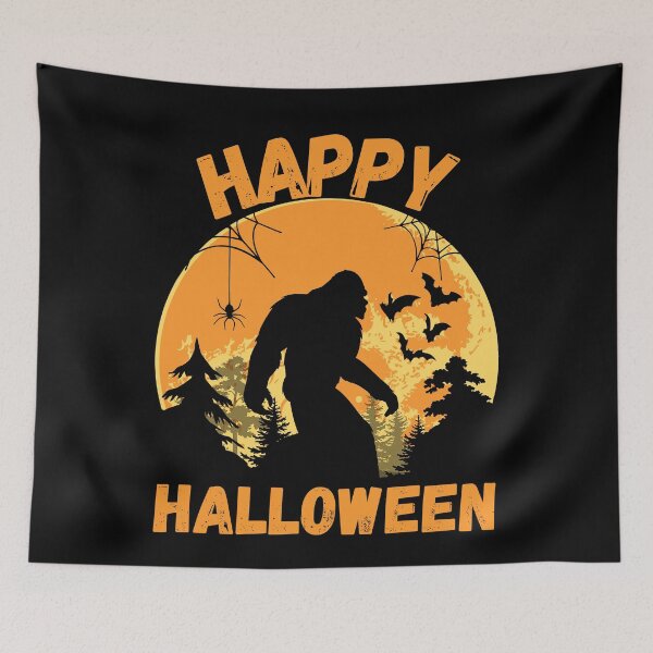 Item preview, Happy Halloween Big Foot designed and sold by ArtisShops.