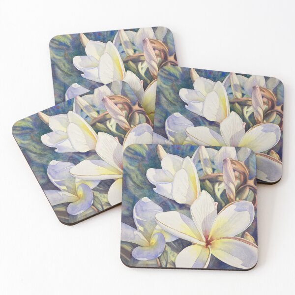 Item preview, Plumeria / Frangipane Floral Watercolor designed and sold by Erika McCoy.
