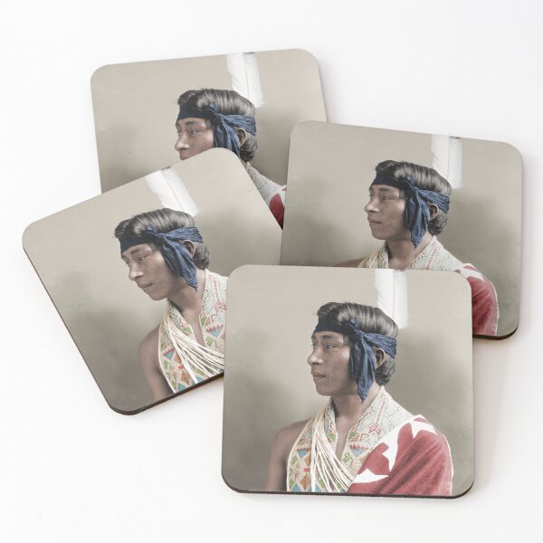 Item preview, Young Native American Man 1895 designed and sold by PatSeg Photos.