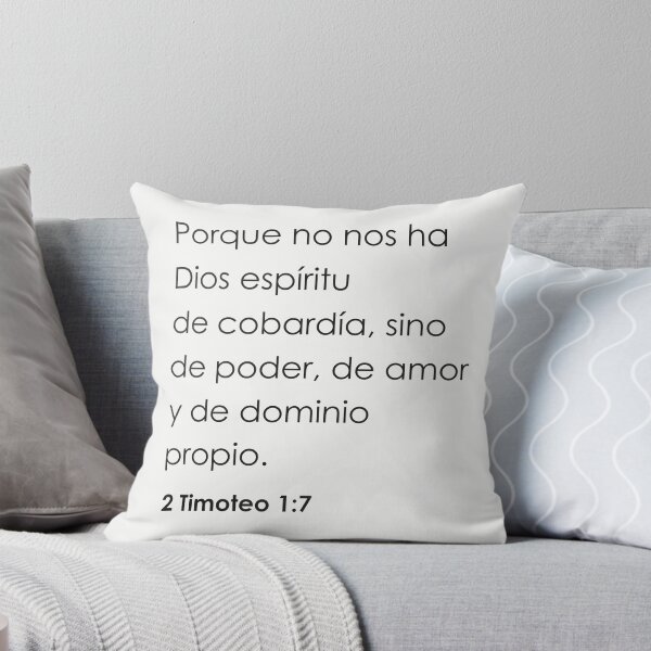 Item preview, 2 Timoteo 1:7, Spanish Bible Verse designed and sold by Aryam Quotes.