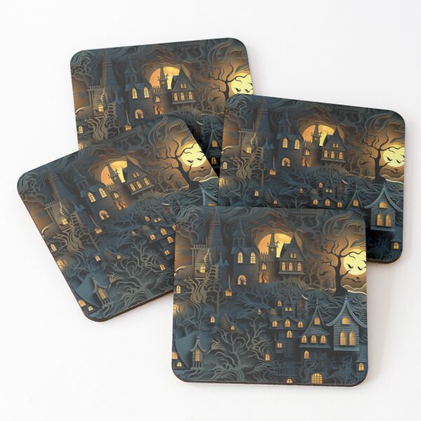 Item preview, Halloween: Shadowy Abode (Haunted House) designed and sold by Digital Contours.