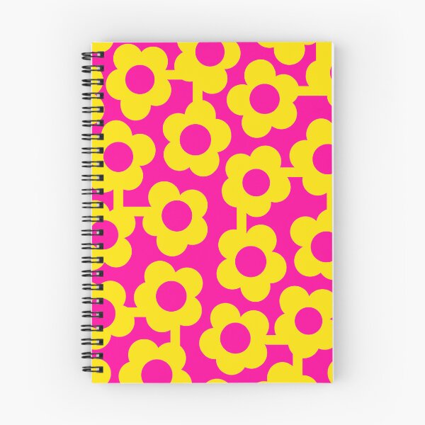 Item preview, Iconic Retro Scandinavian Flowers in Pink and Neon Pink designed and sold by Deutschic.