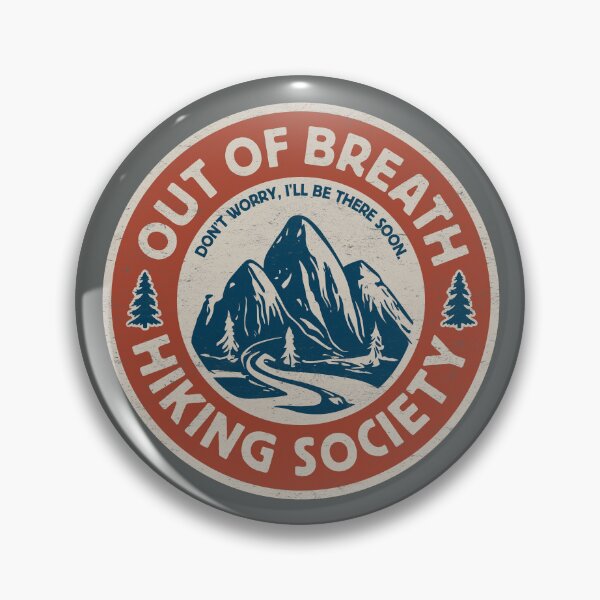 Item preview, Funny Hiking Lovers - Out of Breath Hiking Society - Outdoor Adventure designed and sold by hadleyfoo.
