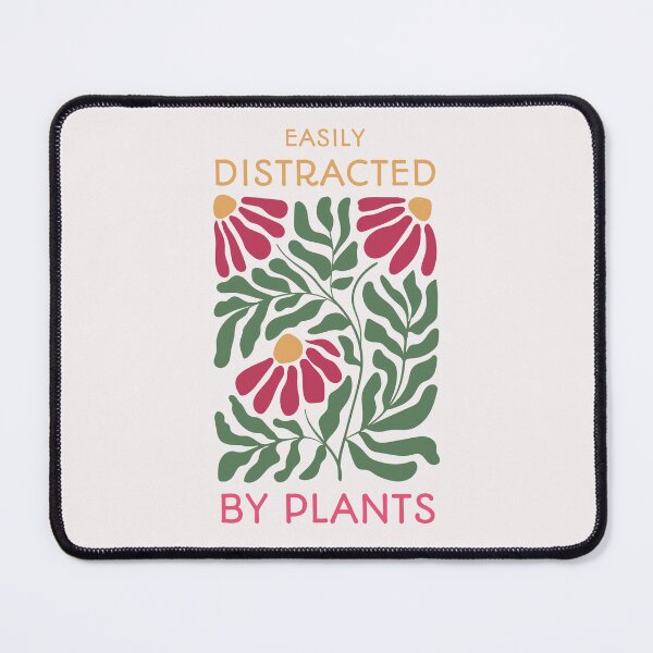 Item preview, Easily Distracted by Plants designed and sold by Graphicarium Shop.