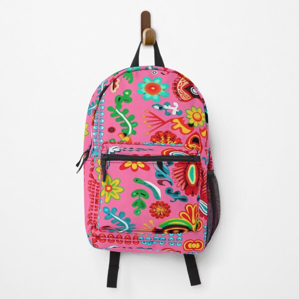 Item preview, Eagle over a nopal Mexican huichol onix in the dark fluorescent designed and sold by Atelier-Arcano.