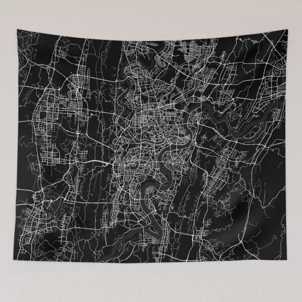 Item preview, Chongqing City Map of China - Full Moon designed and sold by deMAP.