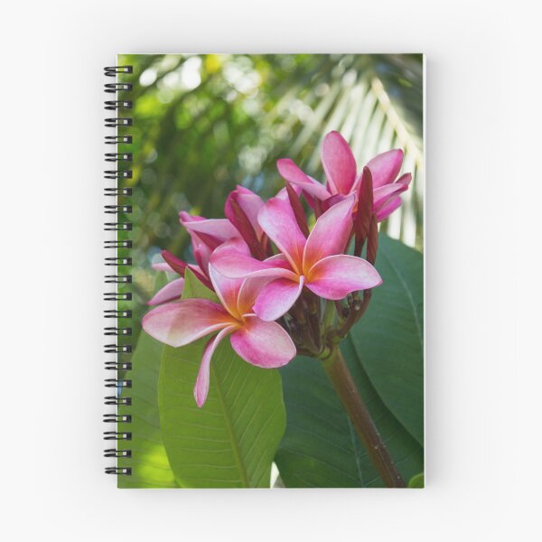 Item preview, Tropical Paradise - Fragrant, Hot Pink Plumeria in a Lush Garden designed and sold by Georgia Mizuleva.
