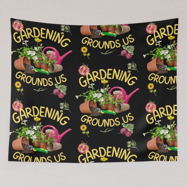 Item preview, Gardening Grounds Us Colorful Garden Design designed and sold by EarthArtDesigns.