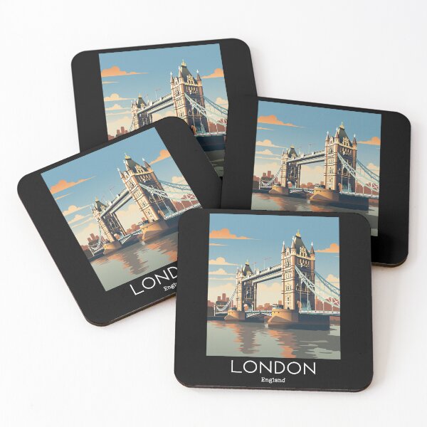 Item preview, Una ilustración de viaje vintage de Londres - Inglaterra designed and sold by GoodOldVintage.