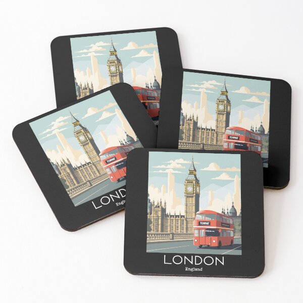 Item preview, Una ilustración de viaje vintage de Londres - Inglaterra designed and sold by GoodOldVintage.
