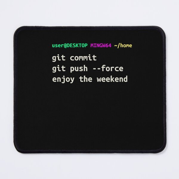 Item preview, Git commit push Funny coding and programming design for geeks designed and sold by Graphicarium Shop.