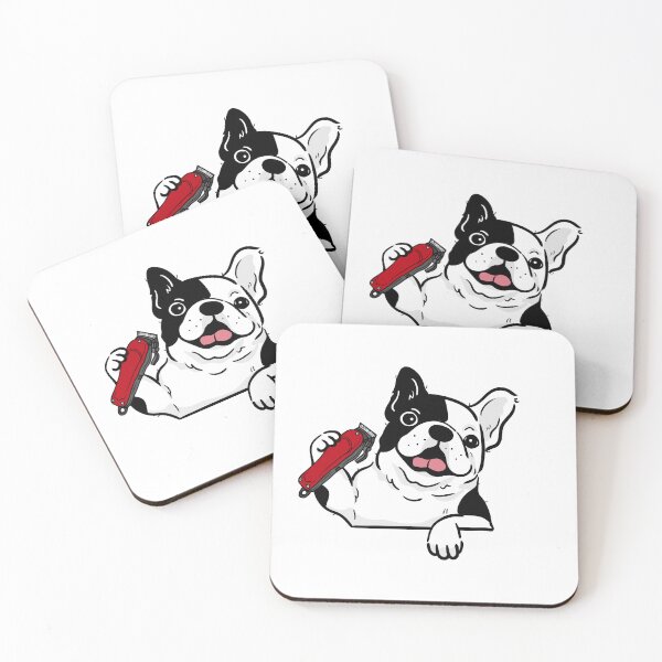 Item preview, great dog barber shop Bulldog  designed and sold by Stickers  Designer.
