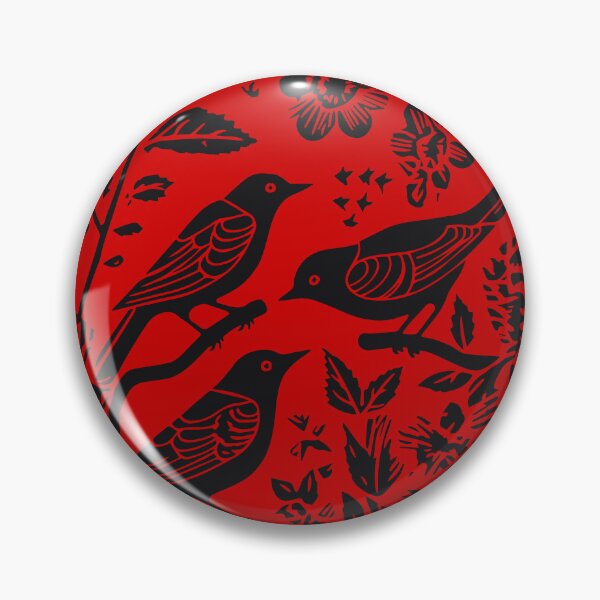 Item preview, Lino Cut Birds designed and sold by Texterns.