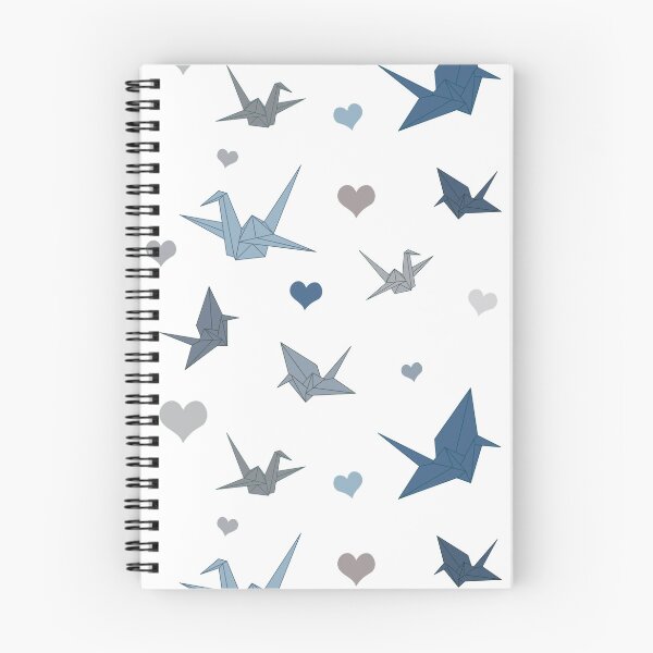 Item preview, Blue and Silver Paper Crane Doodle Pack designed and sold by SiriuslyShawni.