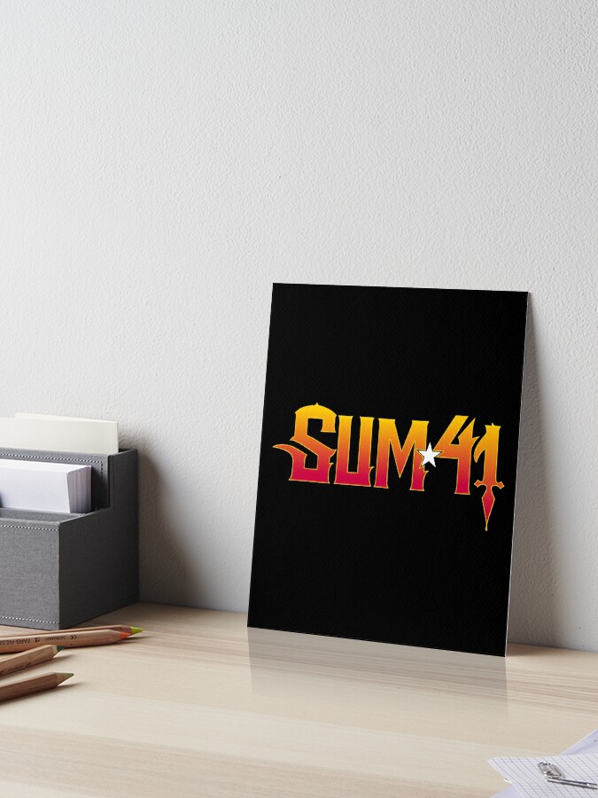 Sum 41 Music Art Board Prints for Sale