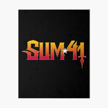 Sum 41 Music Art Board Prints for Sale