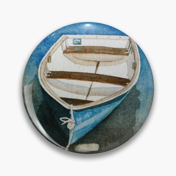 Item preview, Grab the Oars Rowboat Watercolor designed and sold by Erika McCoy.