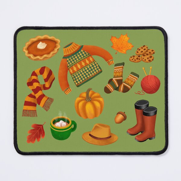 Item preview, Time for Autumn! All the Cozy Fall Things designed and sold by Sang Oh.