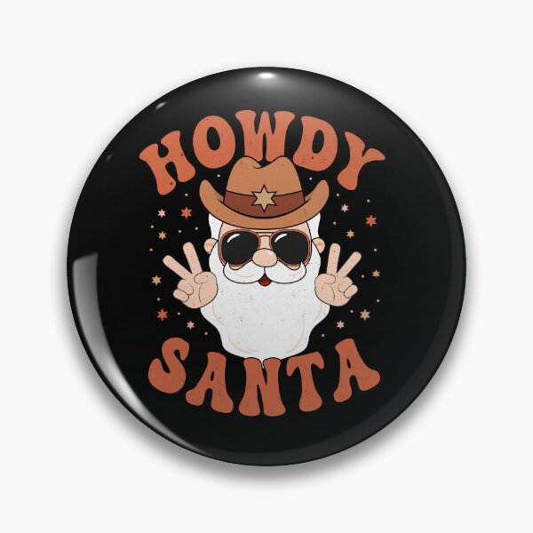 Item preview, Howdy Santa for Western Christmas designed and sold by ArtMeetsPizza.